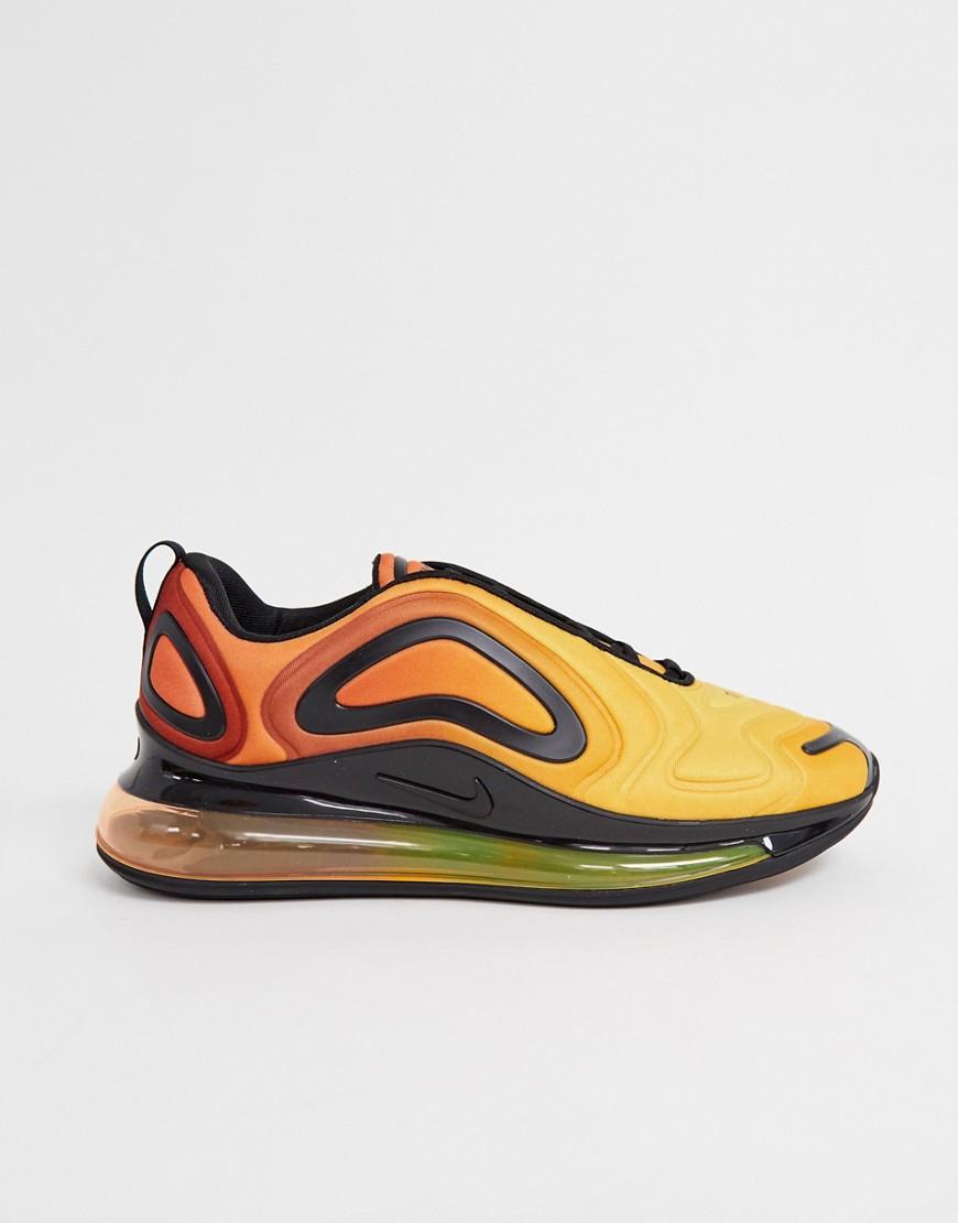 orange nike air max 720