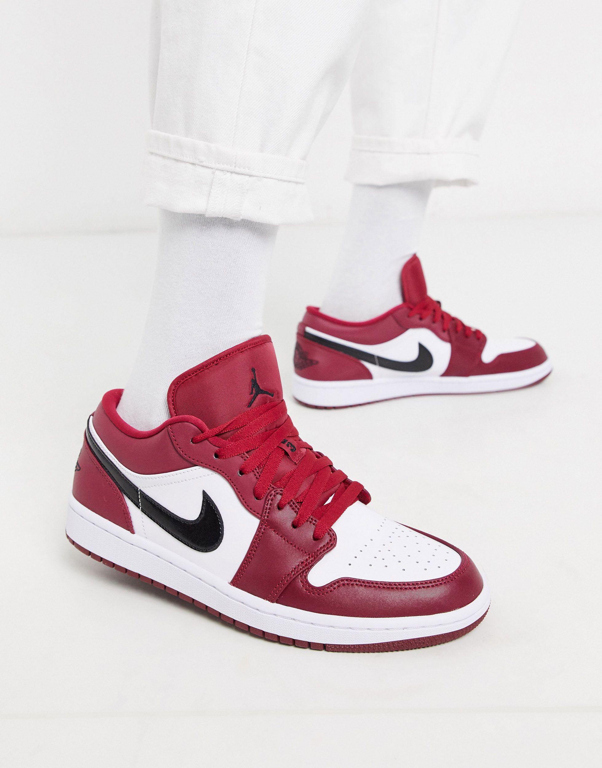 Nike - Air 1 - Sneakers basse rosseNike in Pelle da Uomo colore Rosso - 90%  di sconto | Lyst