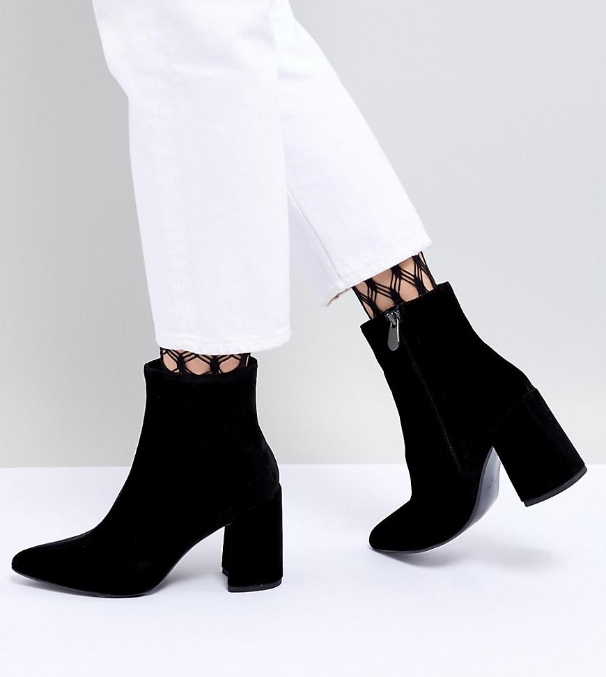 black velour boots