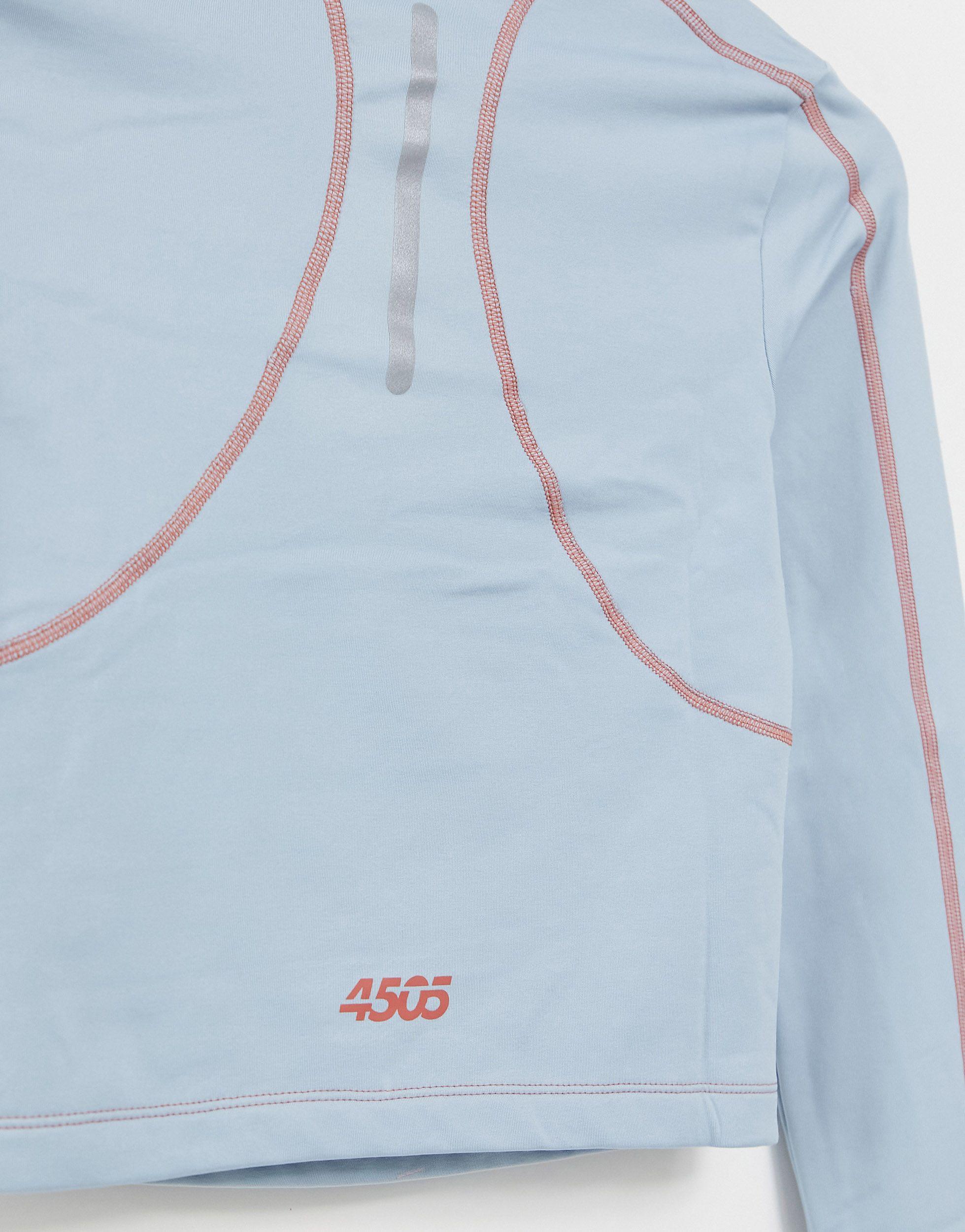 ASOS 4505 Tall fleece back outdoor high neck long sleeve top