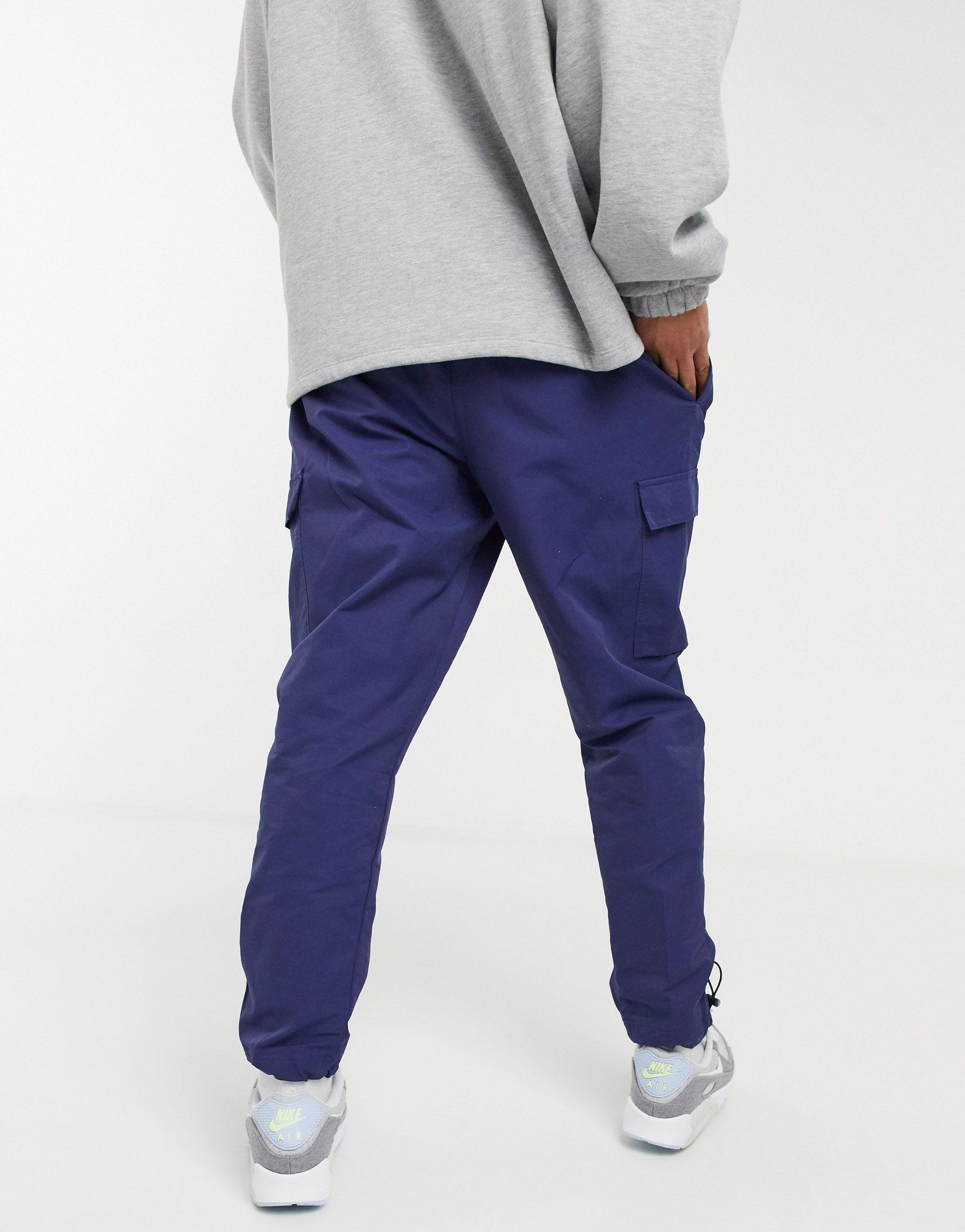 nike cargo joggers navy