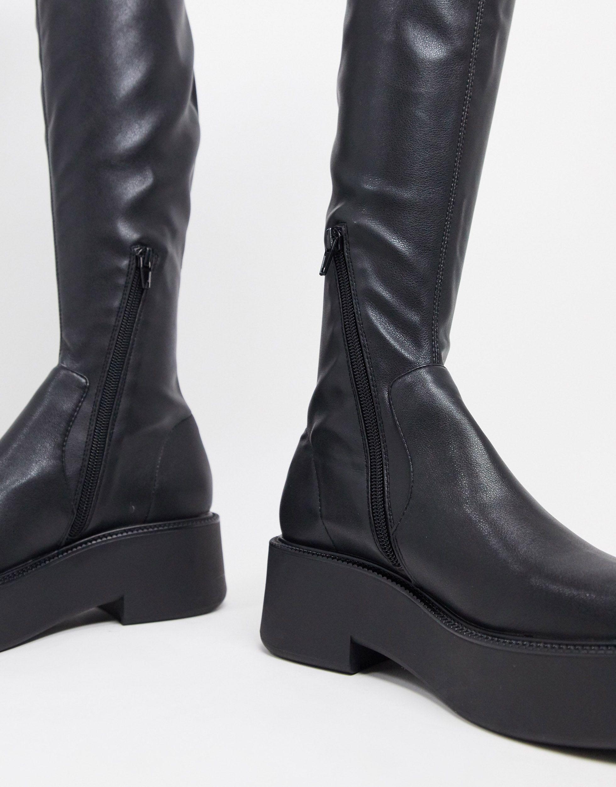 Asos Botas Elasticas Mango Unisa Botas Negras Bota Mujer Unisa