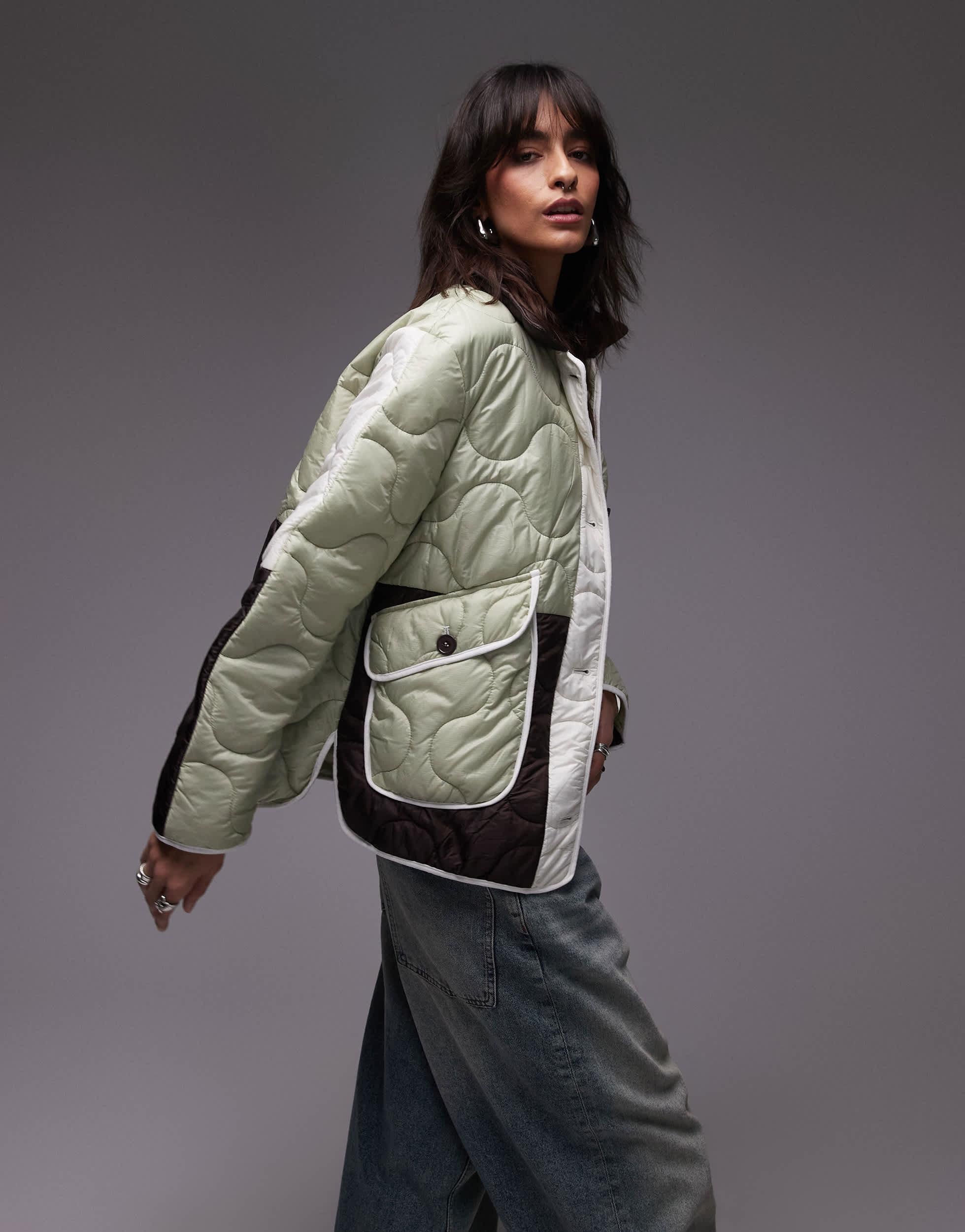 Asos Design Topshop Jacken Damen Mango – Leder-Ankle-Boots In