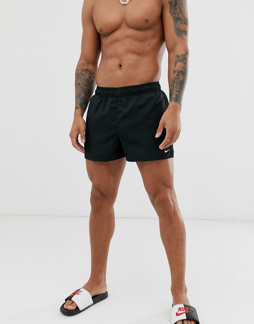 black nike swim shorts