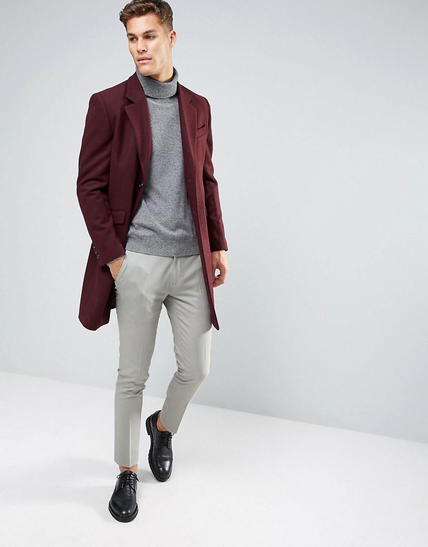 ASOS Synthetic Skinny Suit Pants In Ice 