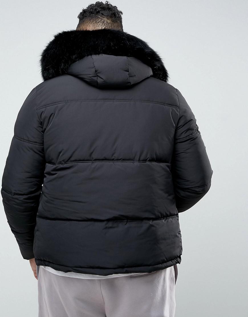 Sixth june hooded parka with faux fur hood sale