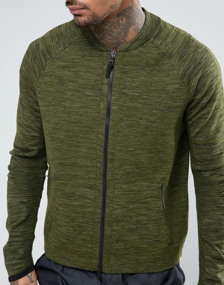 nike green bomber jacket