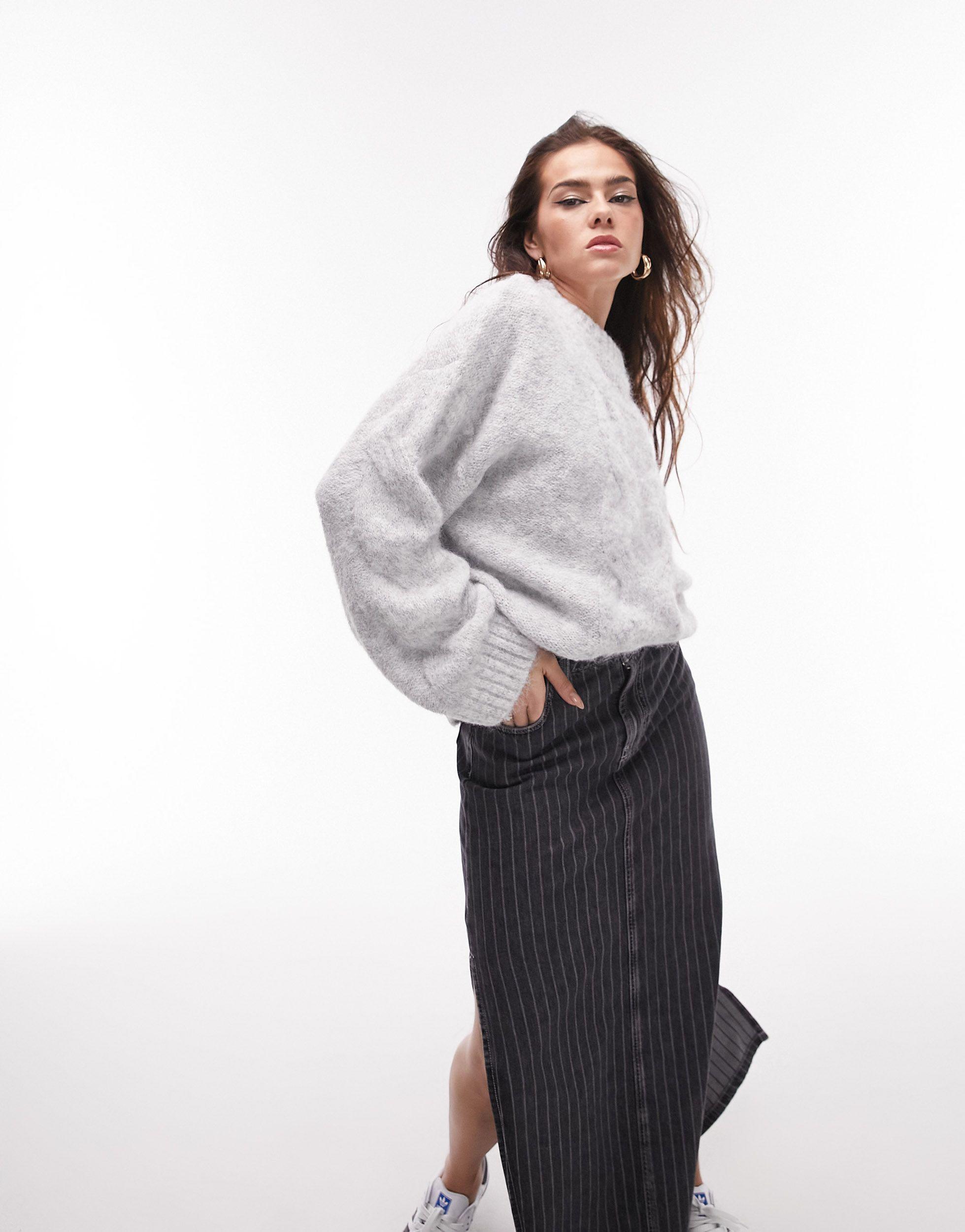 Topshop ribbed deals jumper