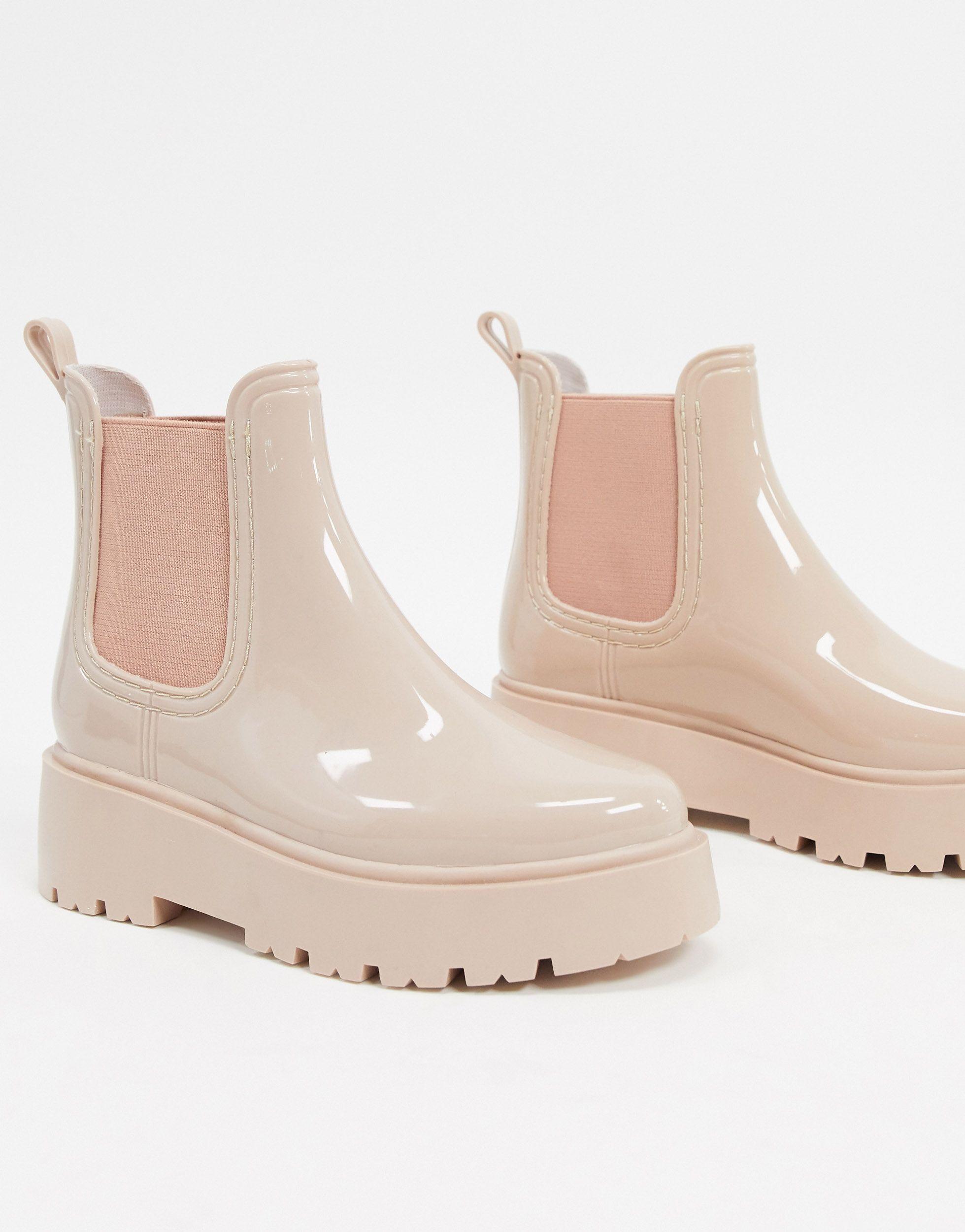 Chunky hotsell rain boots