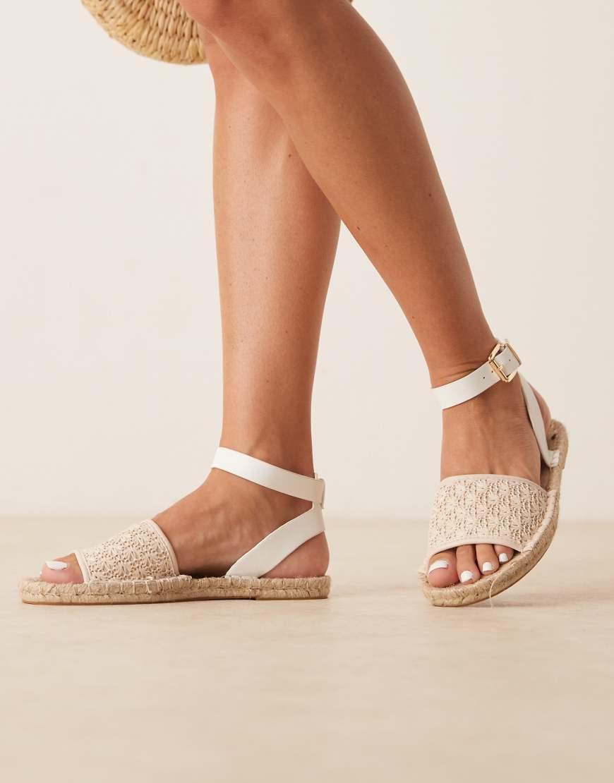 ASOS Jilly Espadrille Sandals in Natural Lyst UK