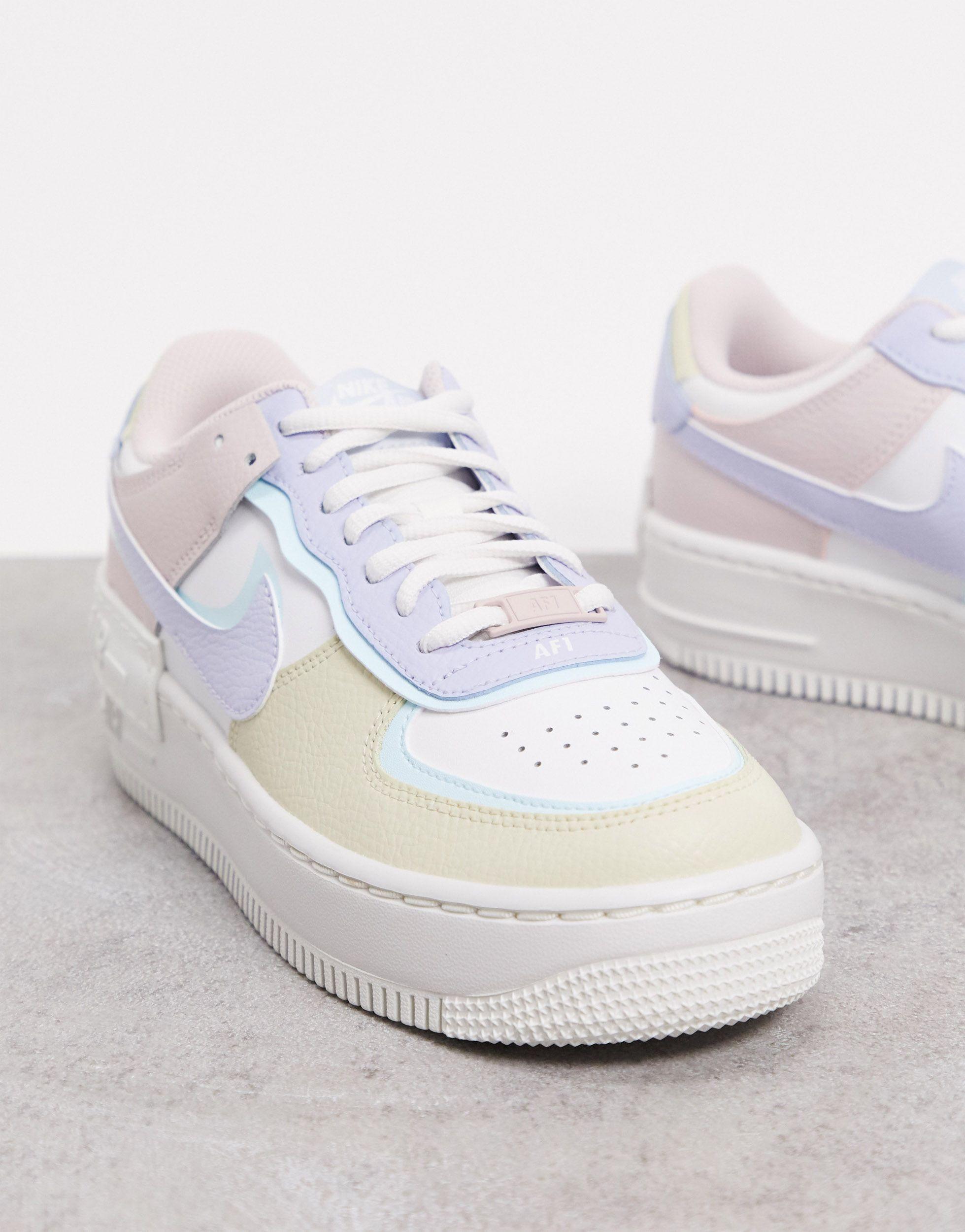 Nike Rubber Air Force 1 Shadow - Sneakers in het Wit | Lyst NL