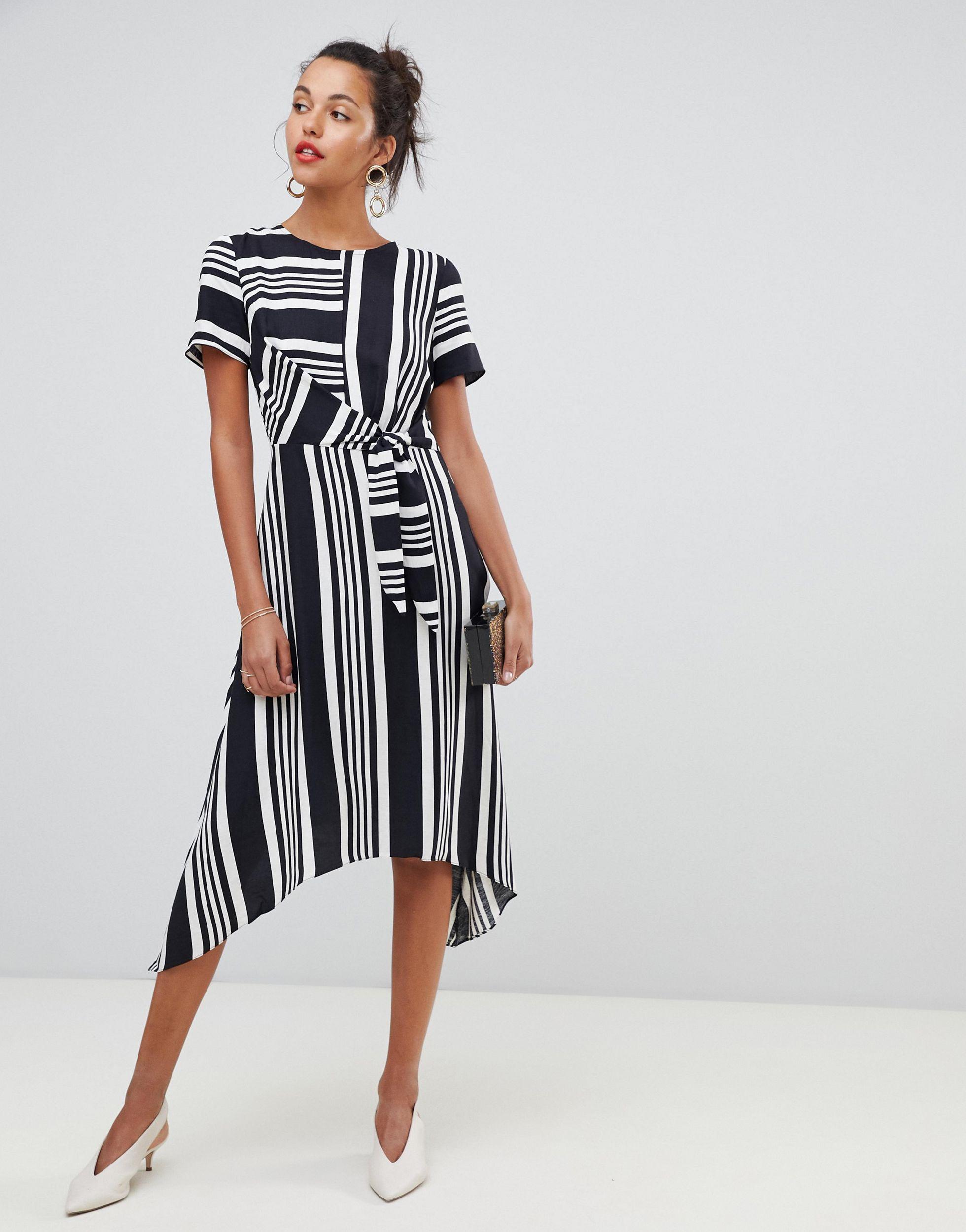 oasis floral hanky hem dress