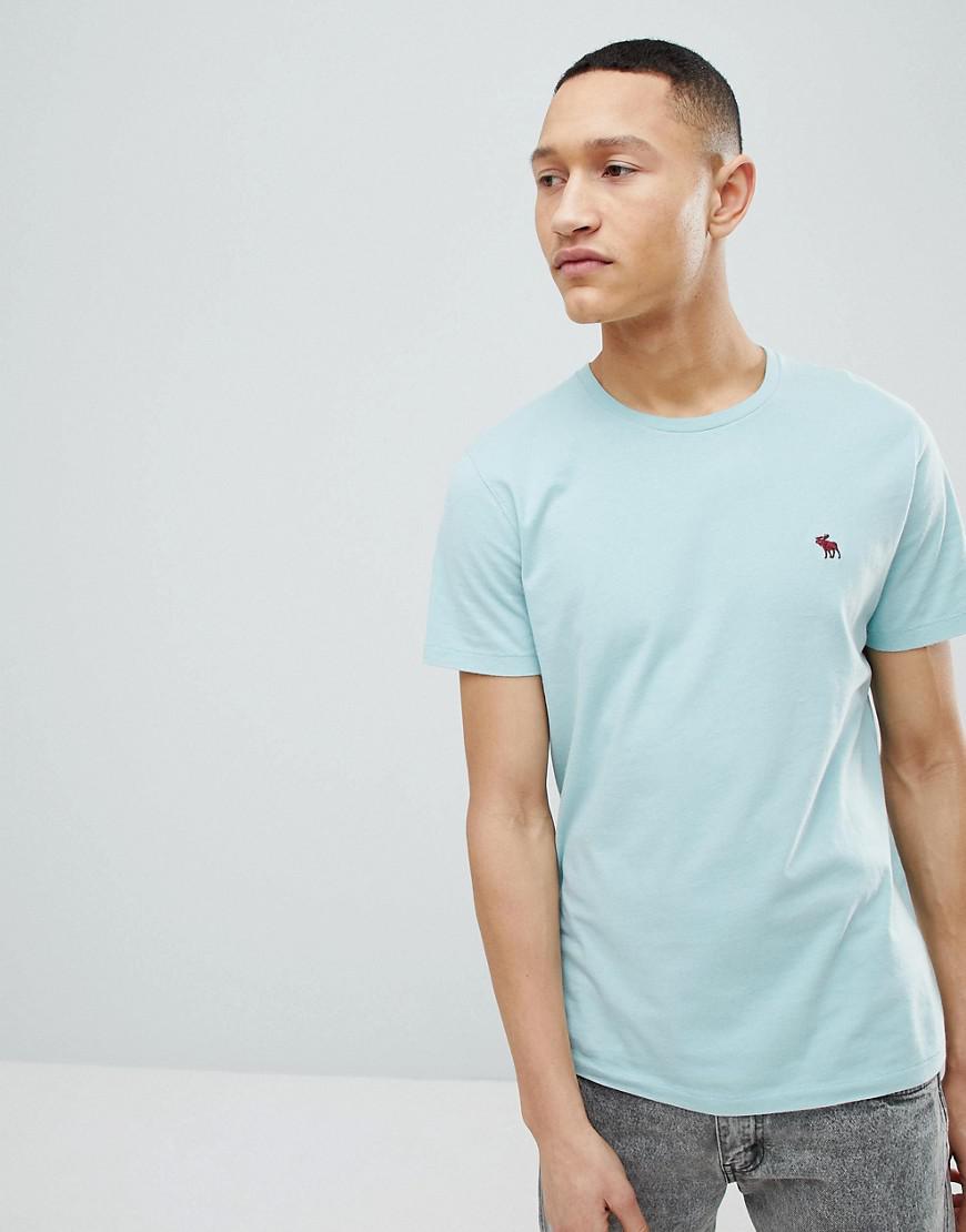 T-shirt ras de cou avec logo élan Abercrombie & Fitch pour homme en coloris  Bleu | Lyst