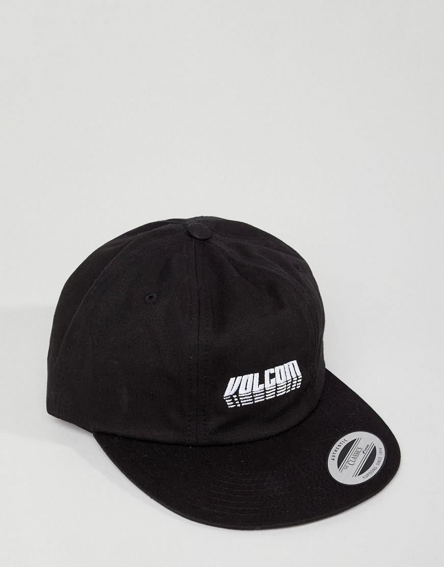 Volcom Wool Shift Stone Logo 5-panel Cap in Black for Men | Lyst