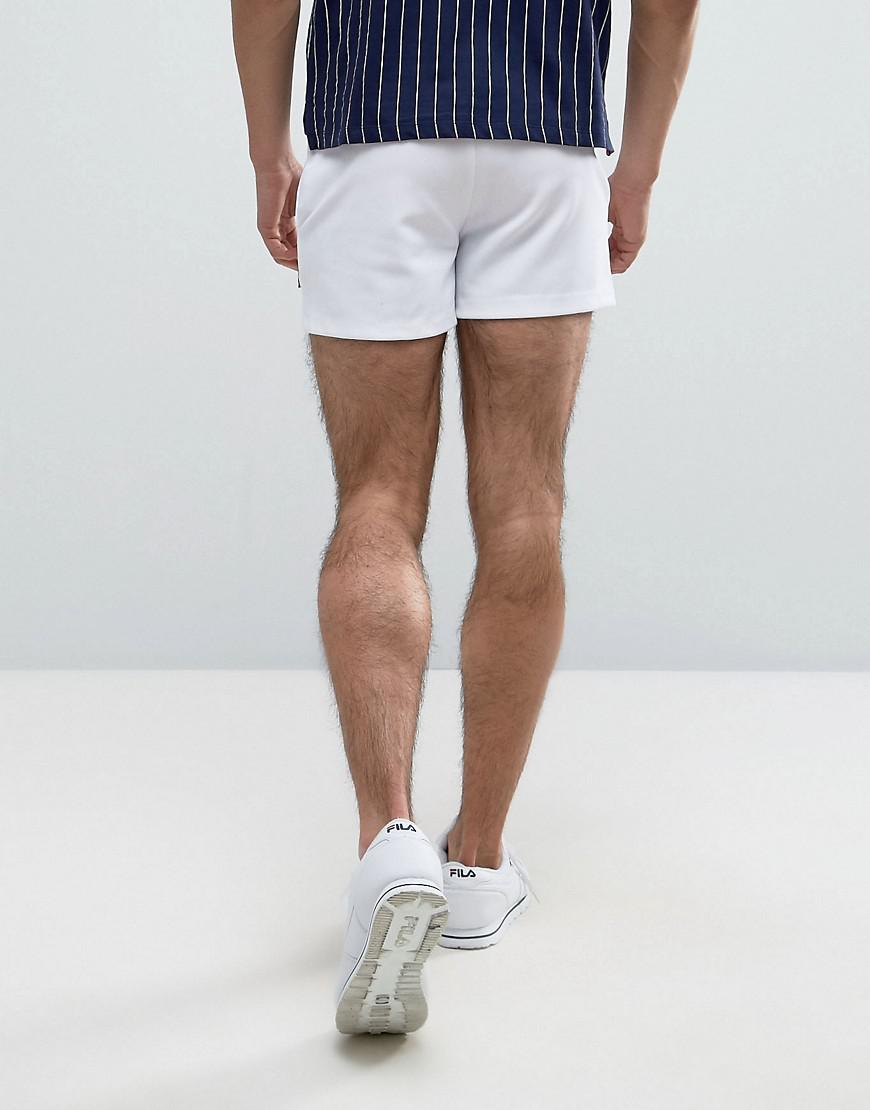 Fila Synthetic Vintage Mini Shorts in White for Men - Lyst