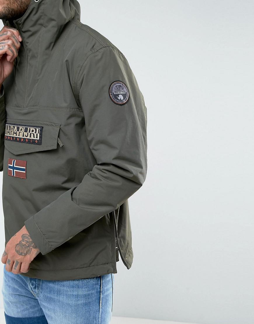khaki napapijri jacket