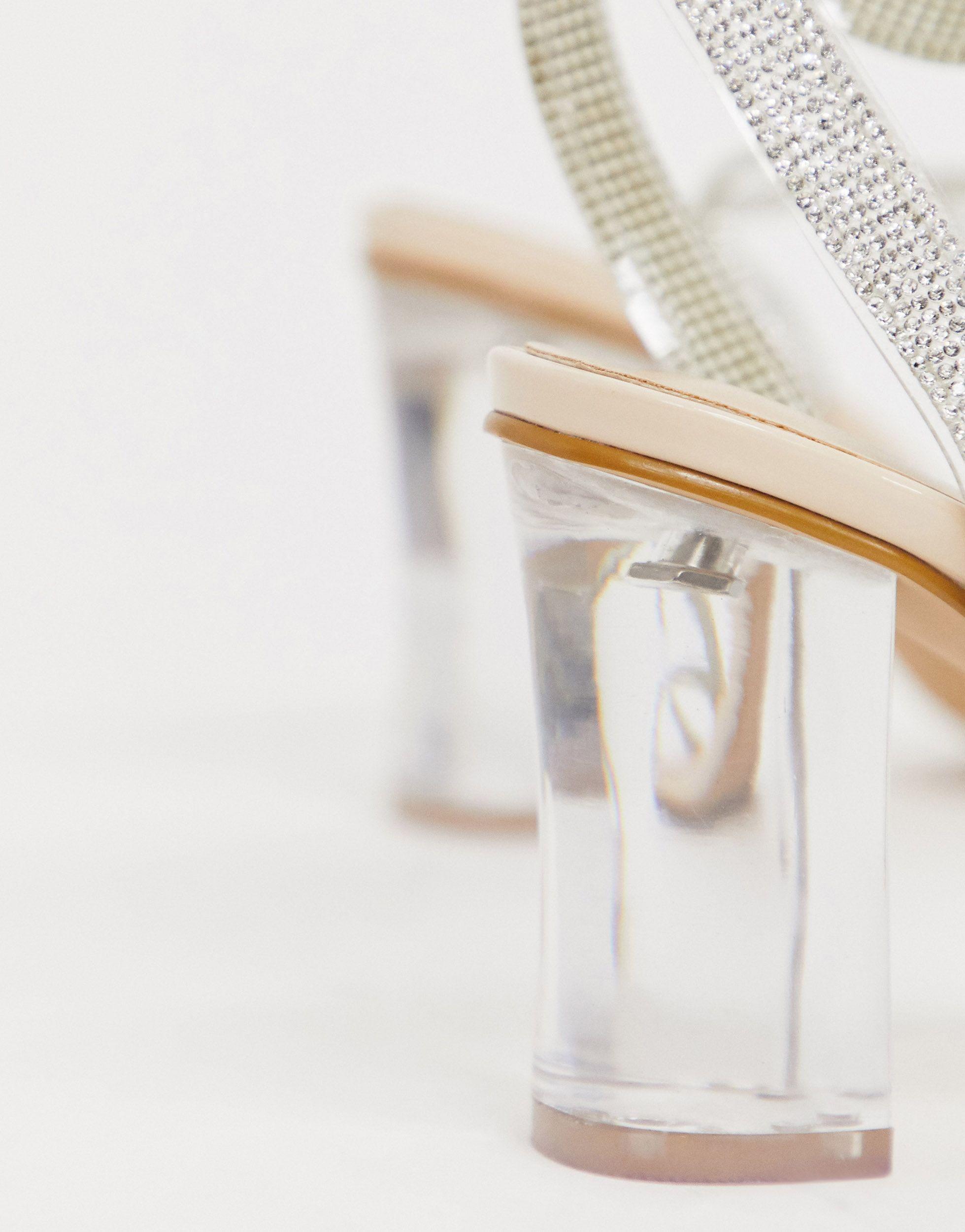 simmi london clear heels