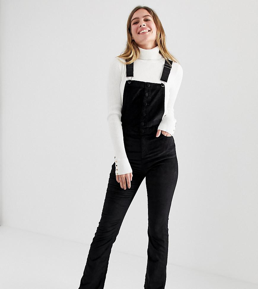 black cord overalls