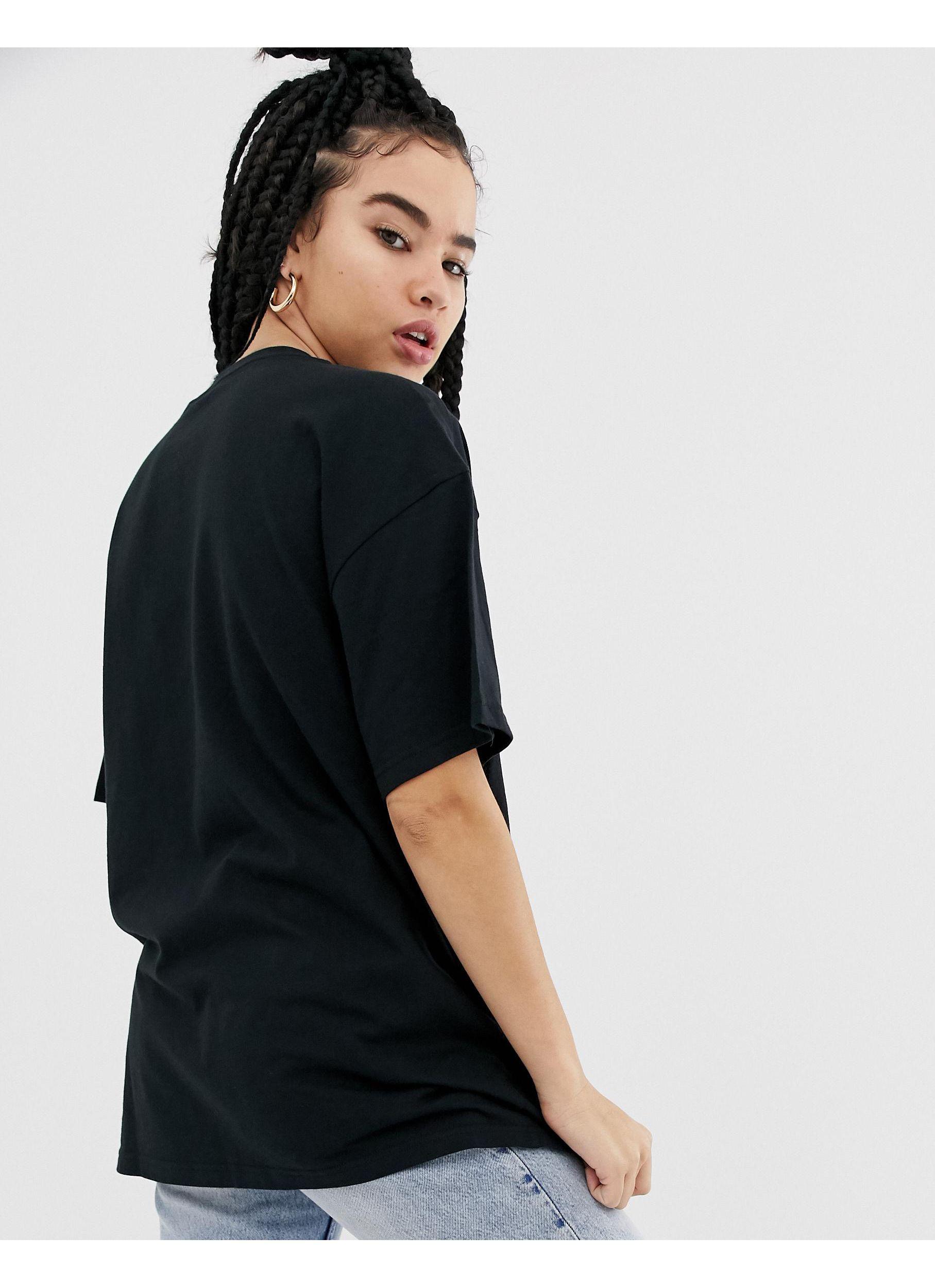Nike Oversized Boyfriend T-shirt in Black