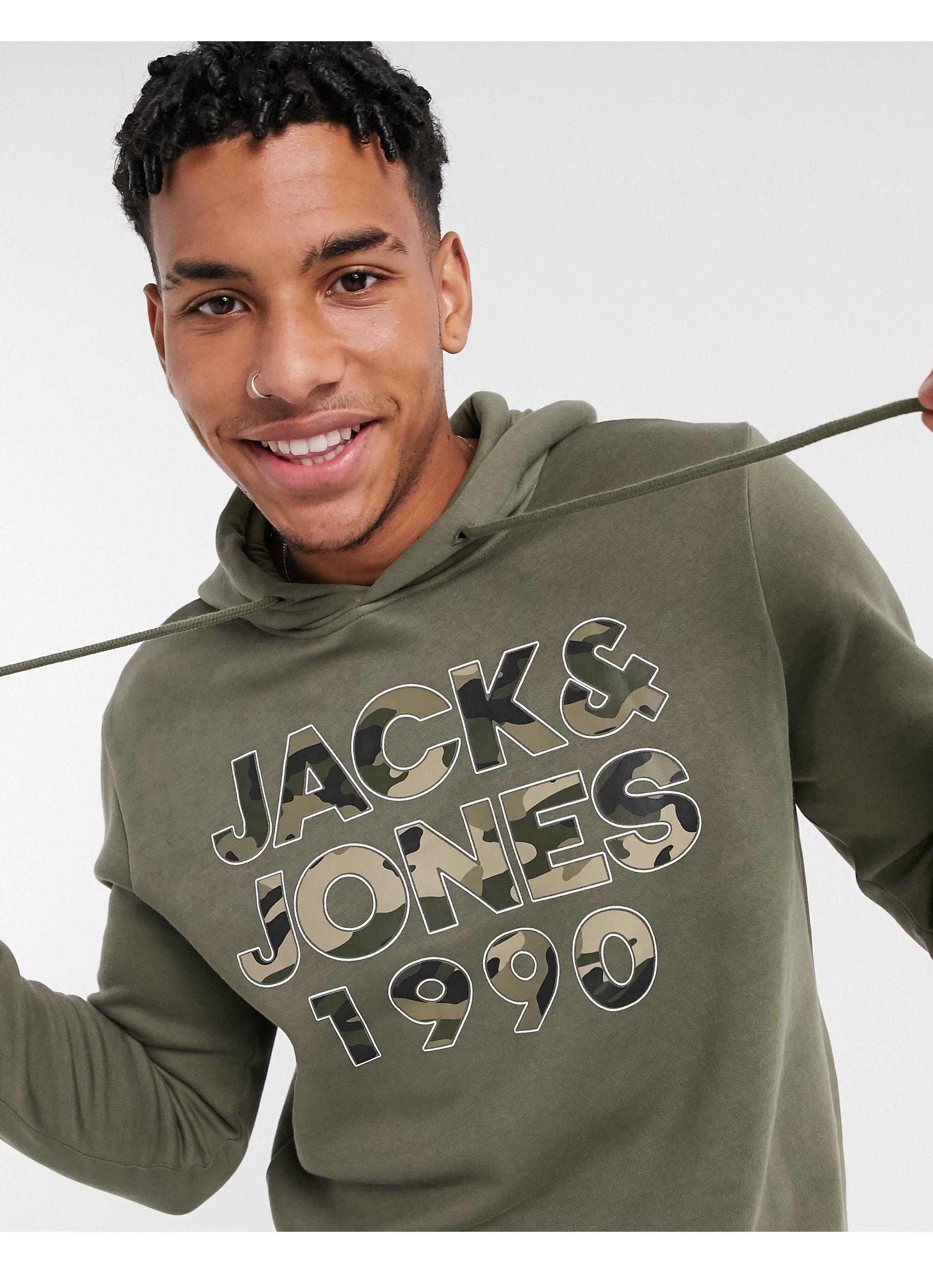jack and jones green hoodie