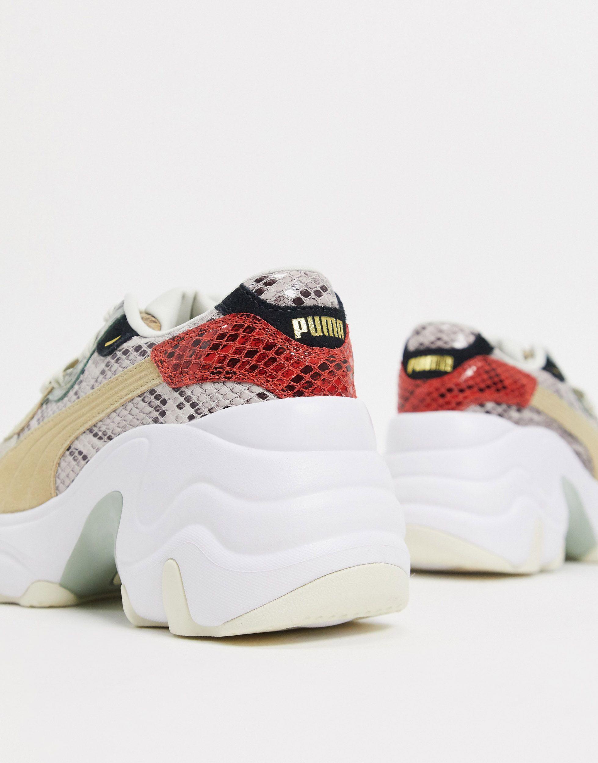 PUMA Future Rider Cats Luipaard Dames | 374768-01 | SNEAKERS