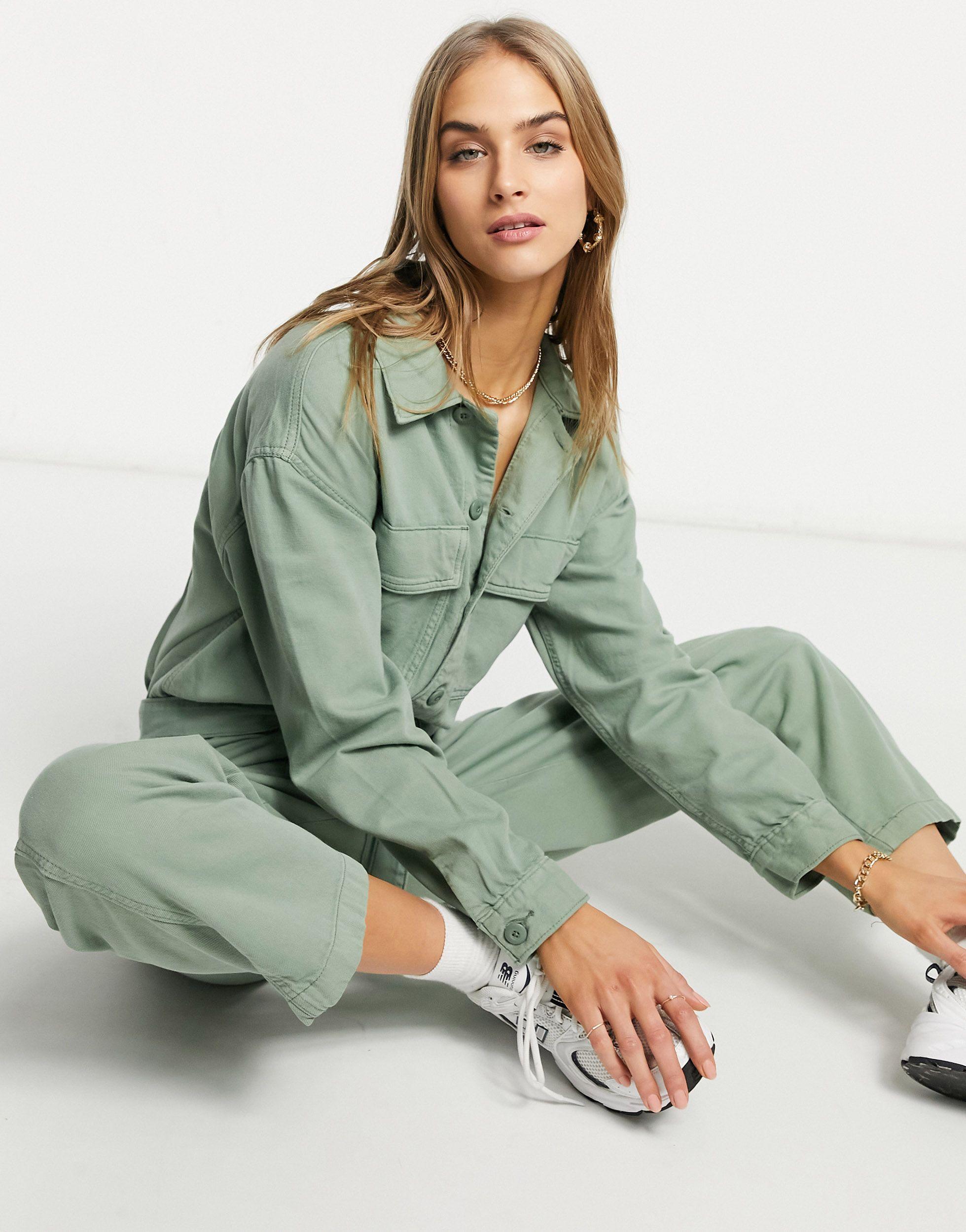 Levi's Utility Jumpsuit in Green | Lyst