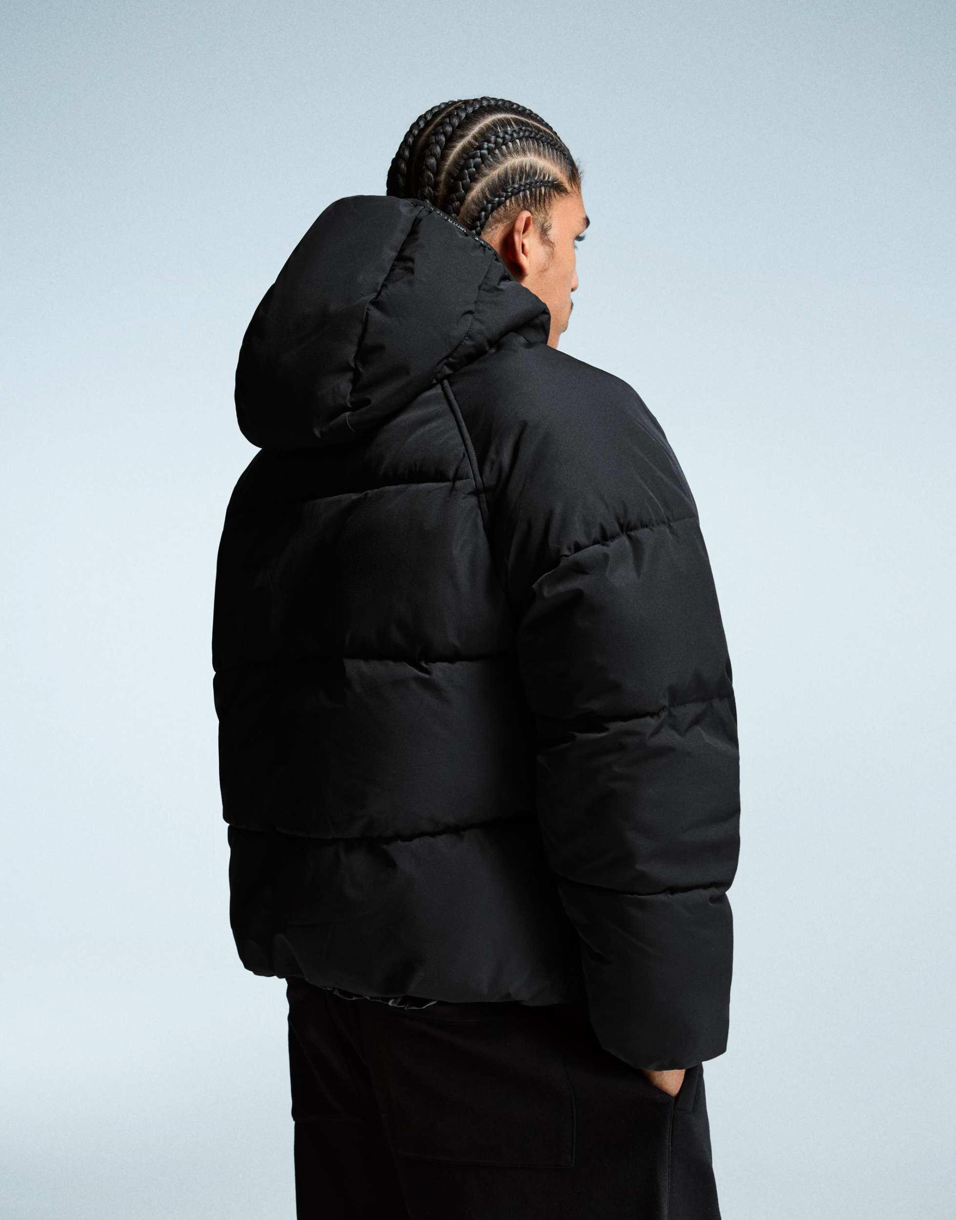 Doudoune Longue Bershka Pour Homme - Taille M En Jean Bleu - Neuf Sans étiquettes