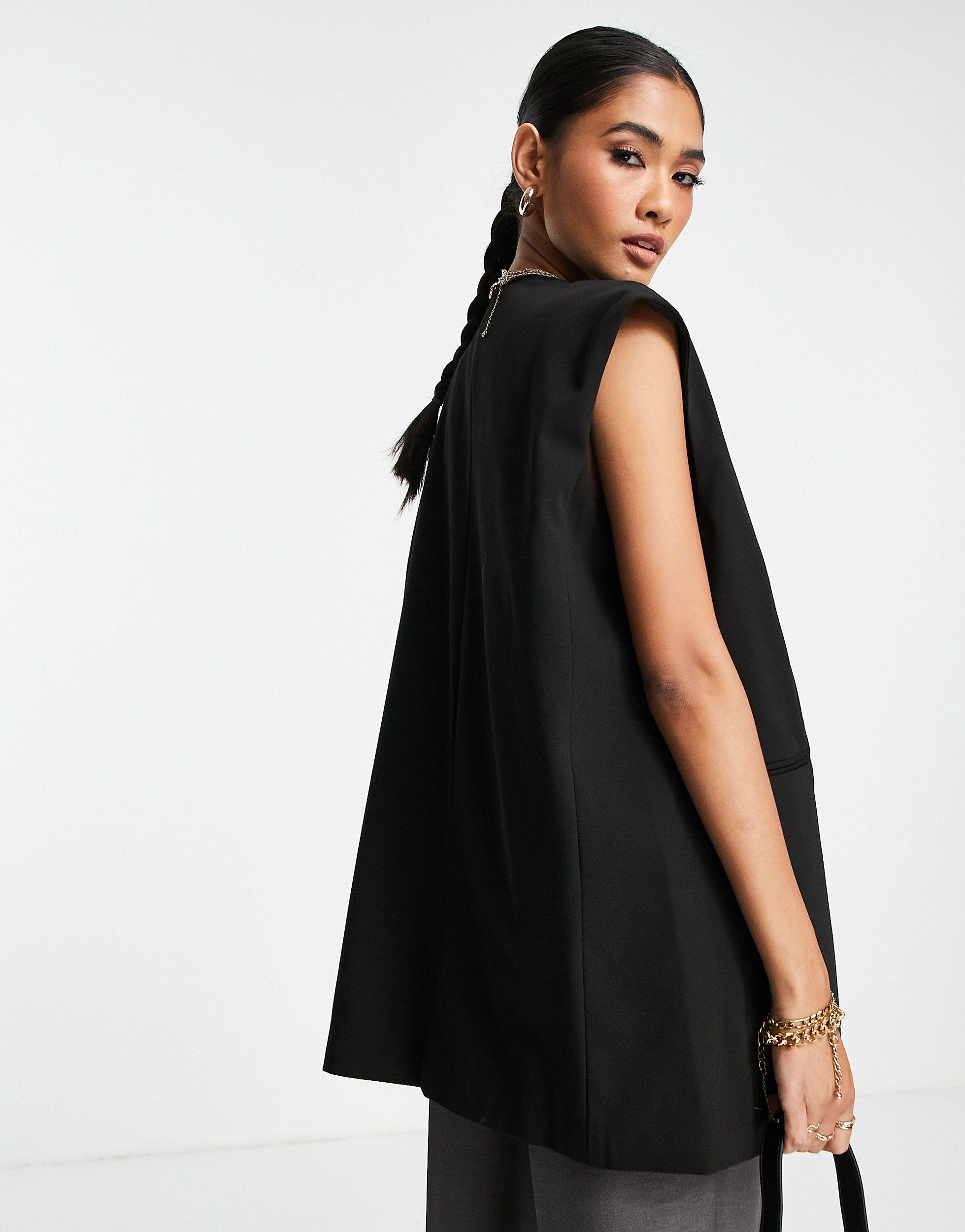 Topshop clearance sleeveless jacket