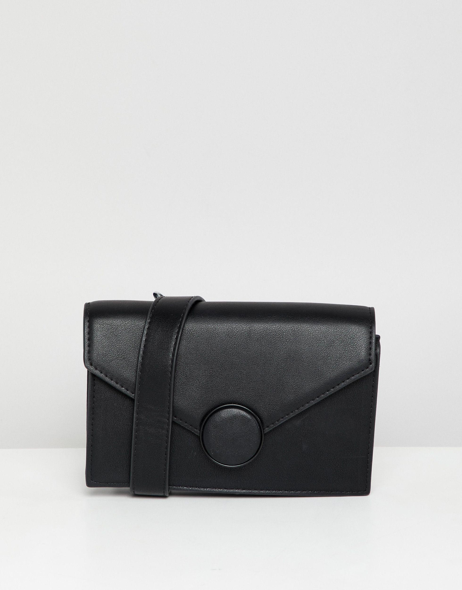 Marsupio squadrato di Bershka in Nero | Lyst