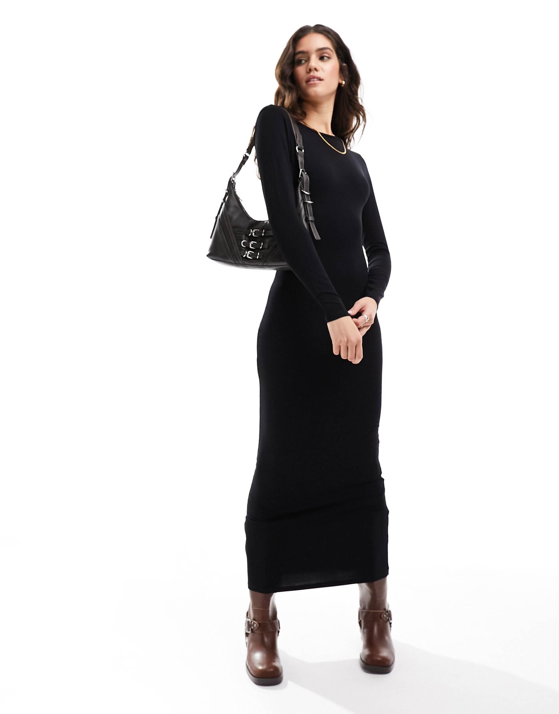 miss selfridge bodycon dresses Miss Selfridge Cold Shoulder Rib Bodycon Dress, $20 | Asos