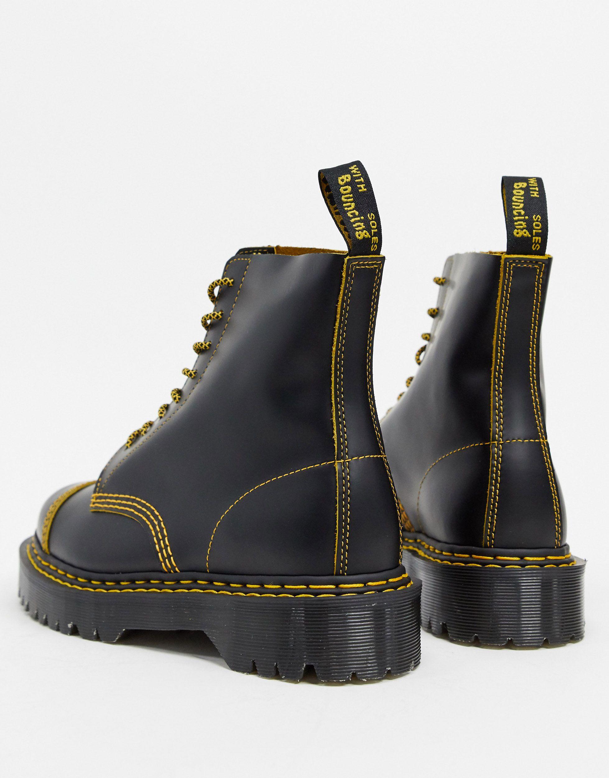 Buy > 1460 pascal double stitch leather boots > in stock