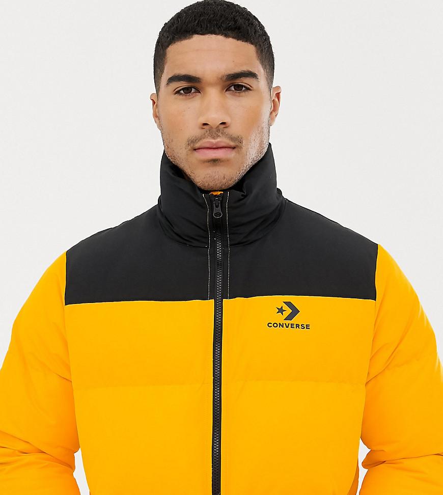 Converse Puffer Jacket in Yellow for Men