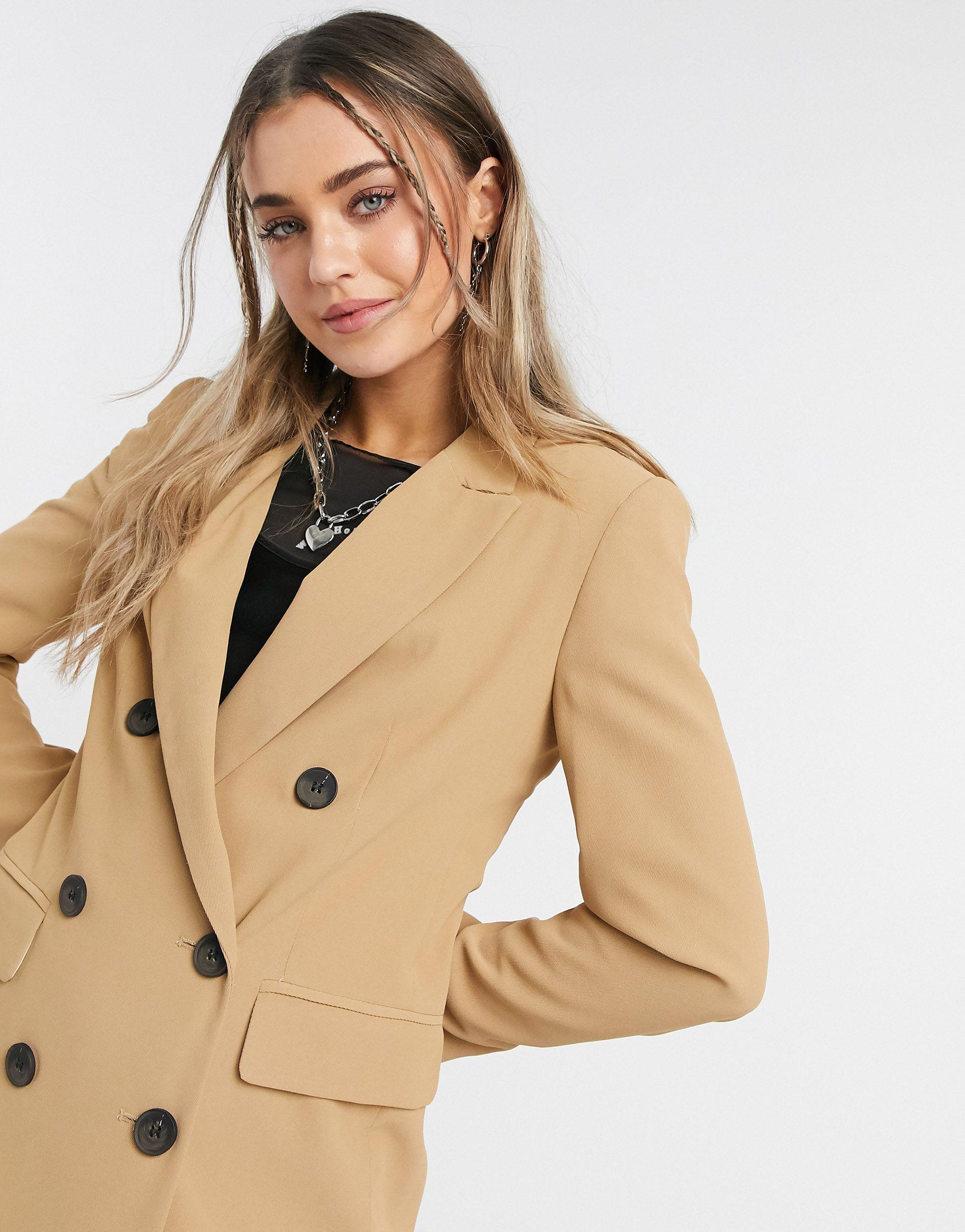 topshop double breasted jacket