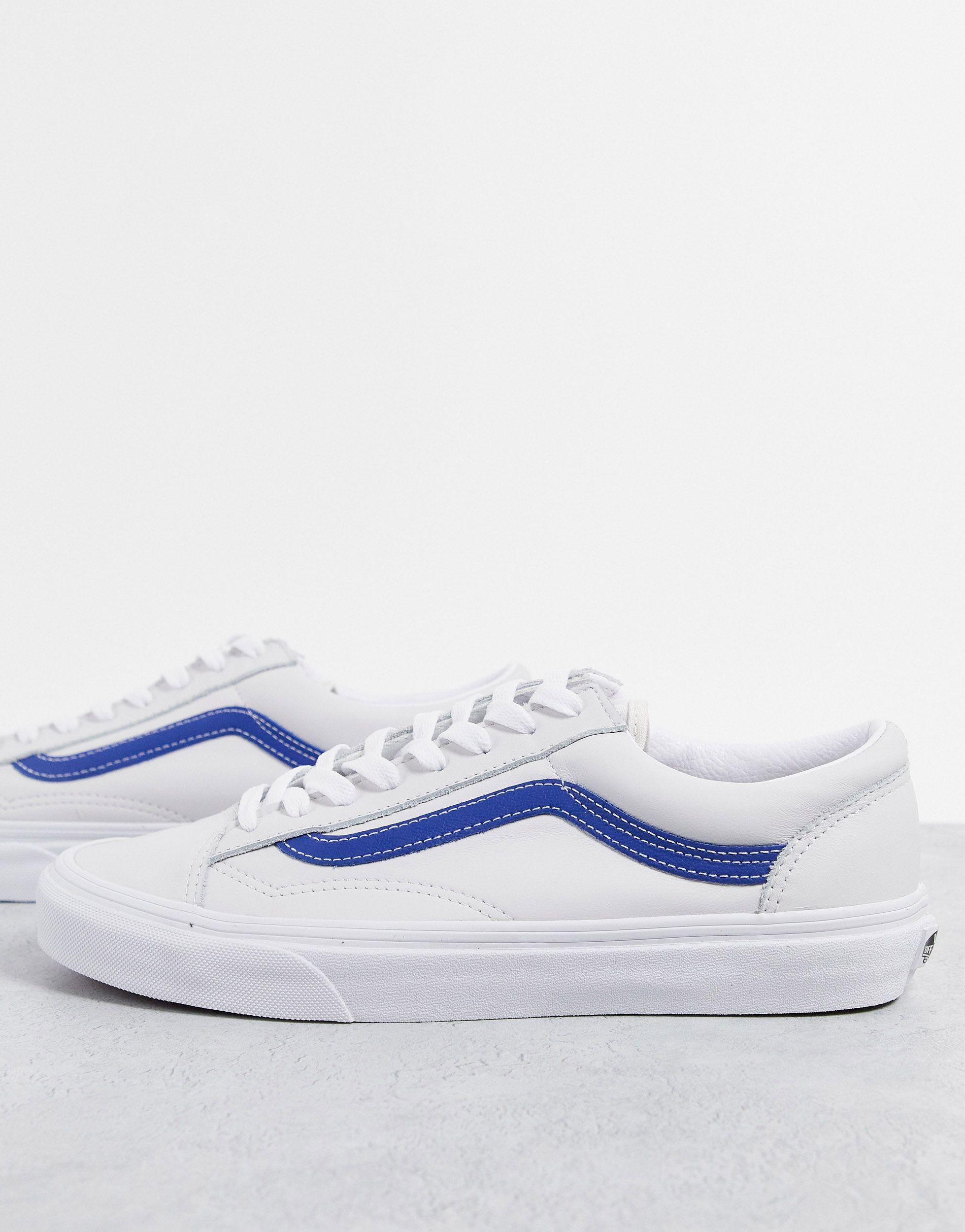 Vans Style 36 Leather Pop Sneakers in White for Men | Lyst