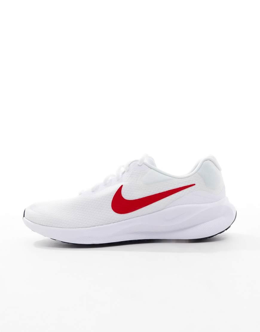 Zapatillas De Deporte Blancas Y Rojas Revolution De Nike Nike de