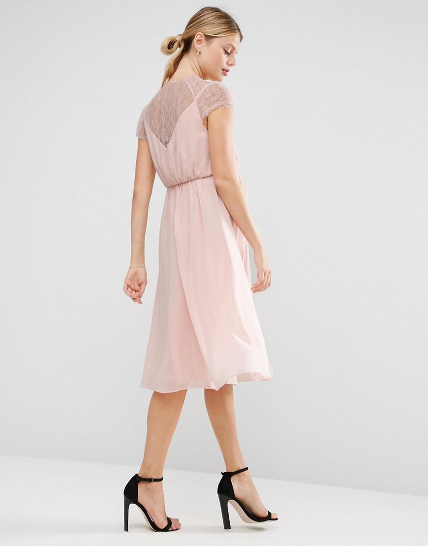 asos kate lace midi dress