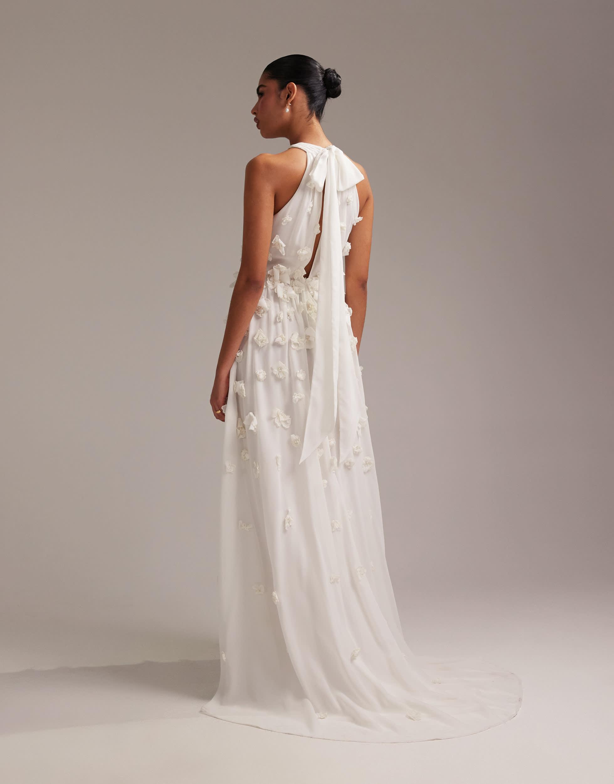asos white backless dress Ivory Lace Backless Long Sleeves Boho Wedding Dresses, Bridal Gown, MW569