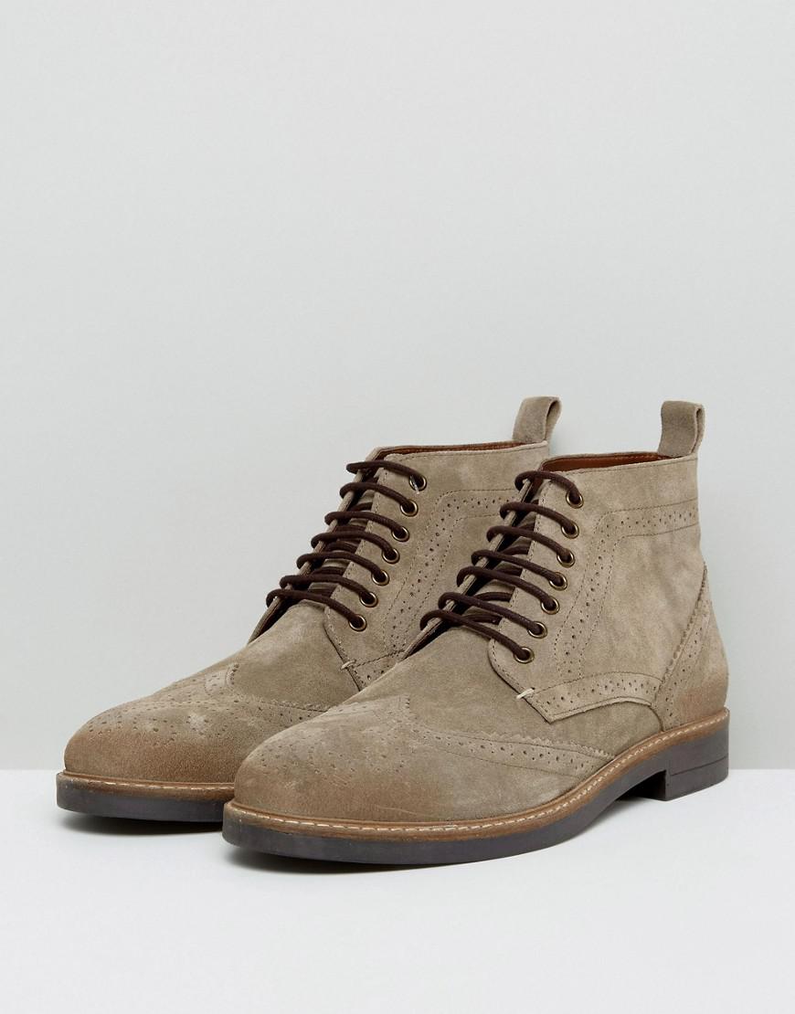 frank wright brogue boots