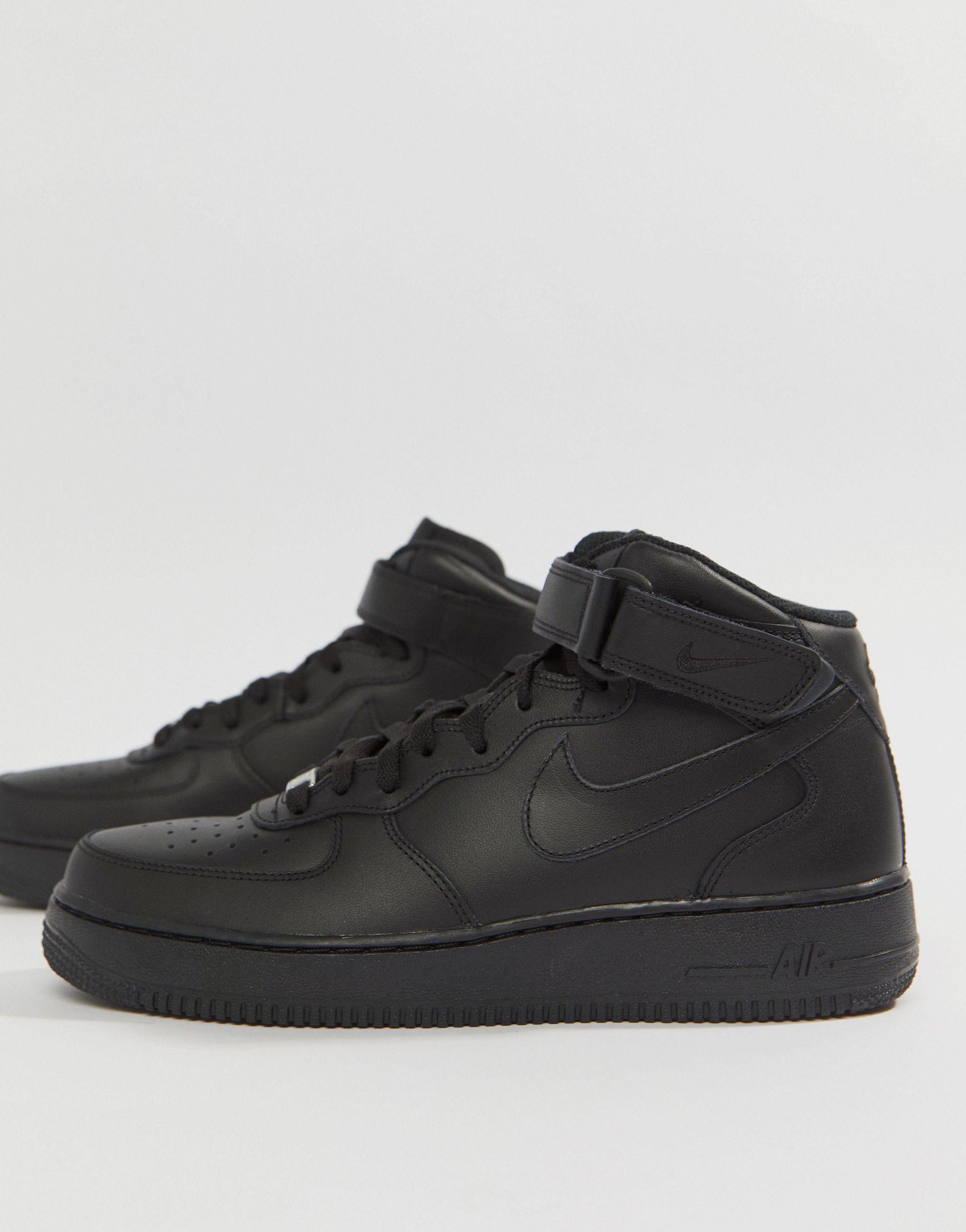 air force 1 mid 07 black