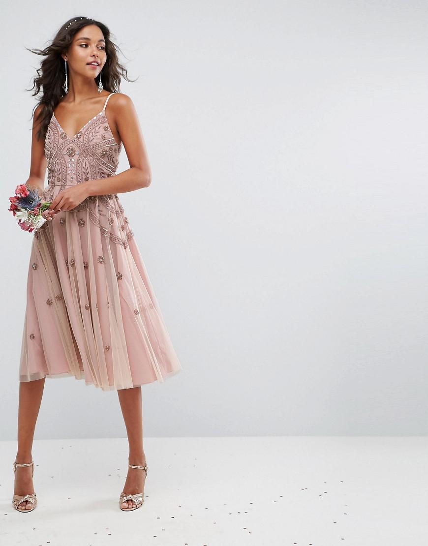 asos strappy midi dress