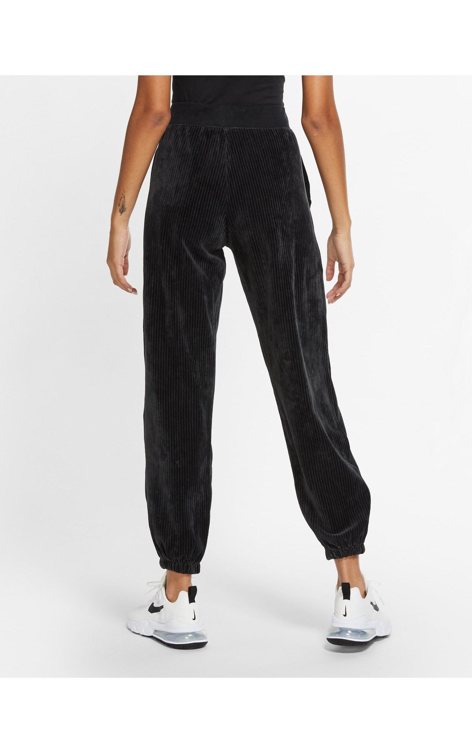 Nike black cord joggers hotsell