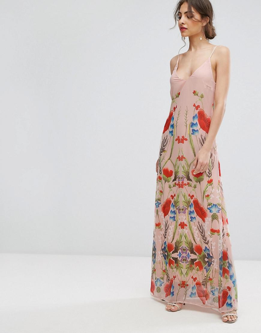 hope and ivy maxi with lace up back