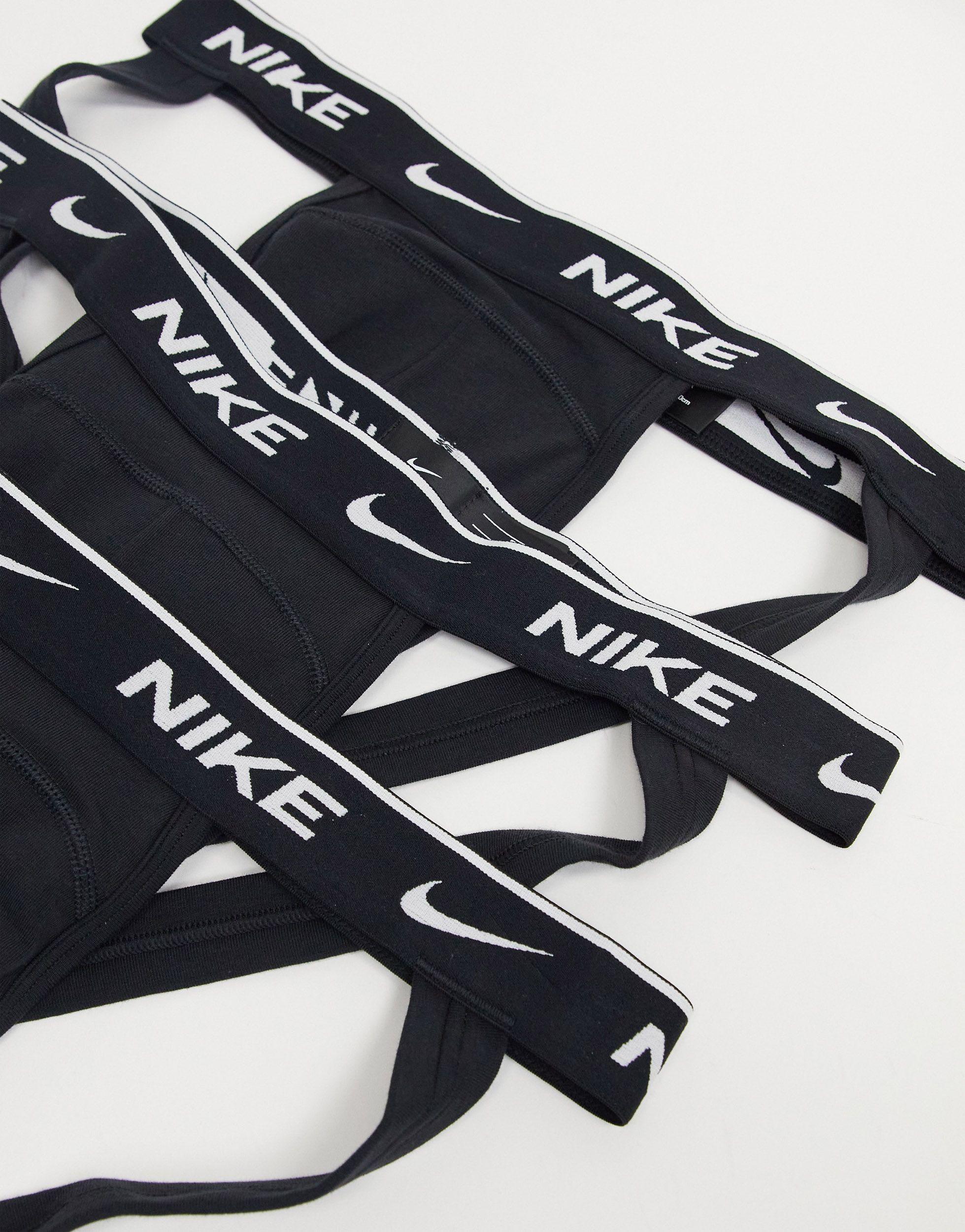 Nike Dri-FIT Essential Cotton Stretch Men's Jock Strap (3-Pack)
