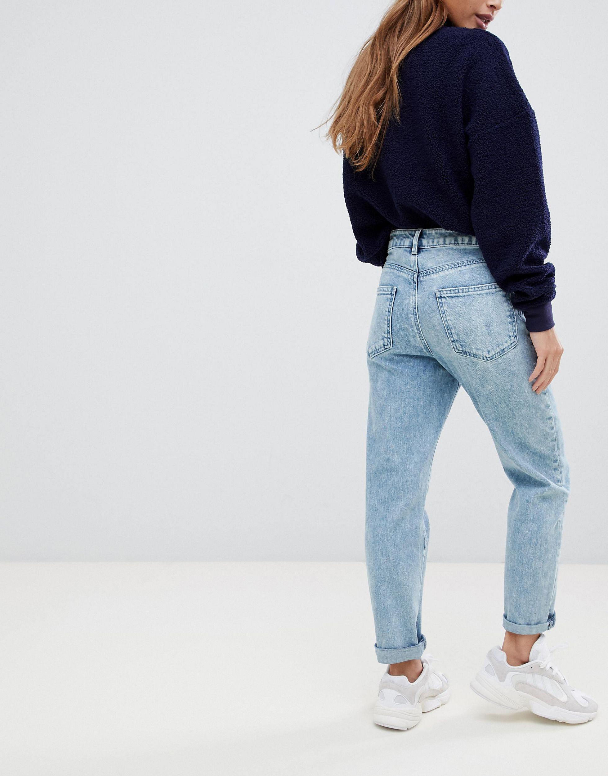 ASOS Denim Asos Design Petite Farleigh High Waisted Slim Mom Jeans in ...
