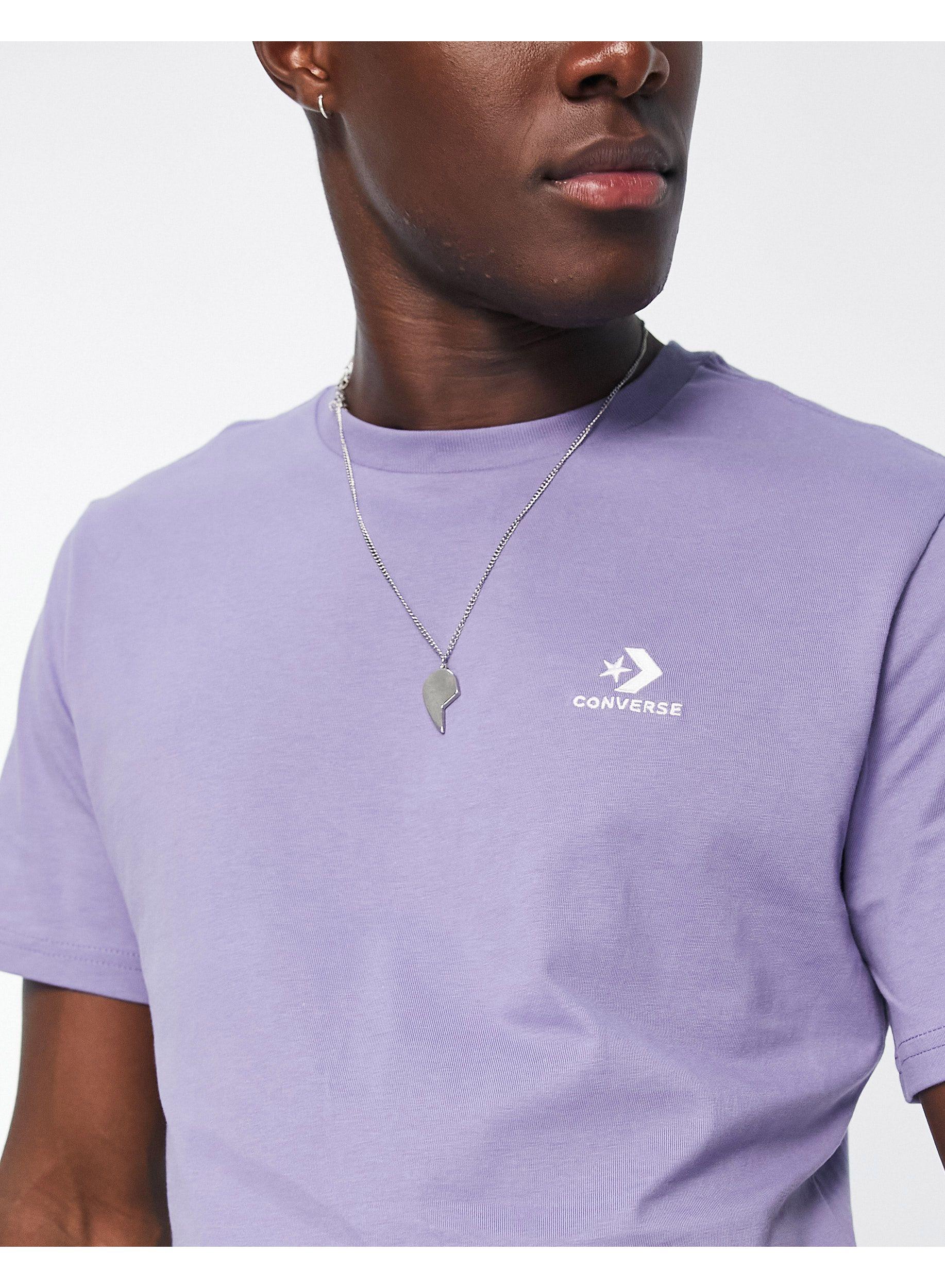 Spektakulær Simuler Påvirke Converse Star Chevron T-shirt in Purple for Men | Lyst
