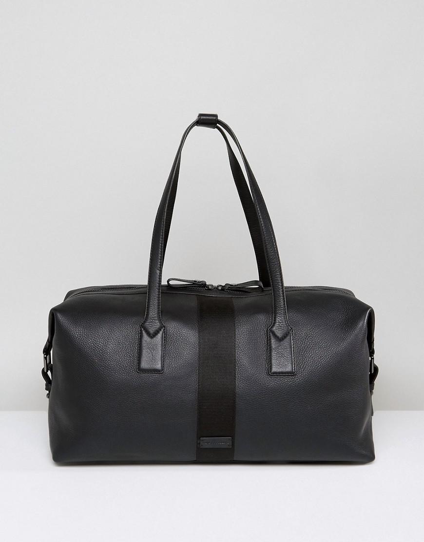 Download Paul Costelloe Leather Gym Bag In Black - Lyst