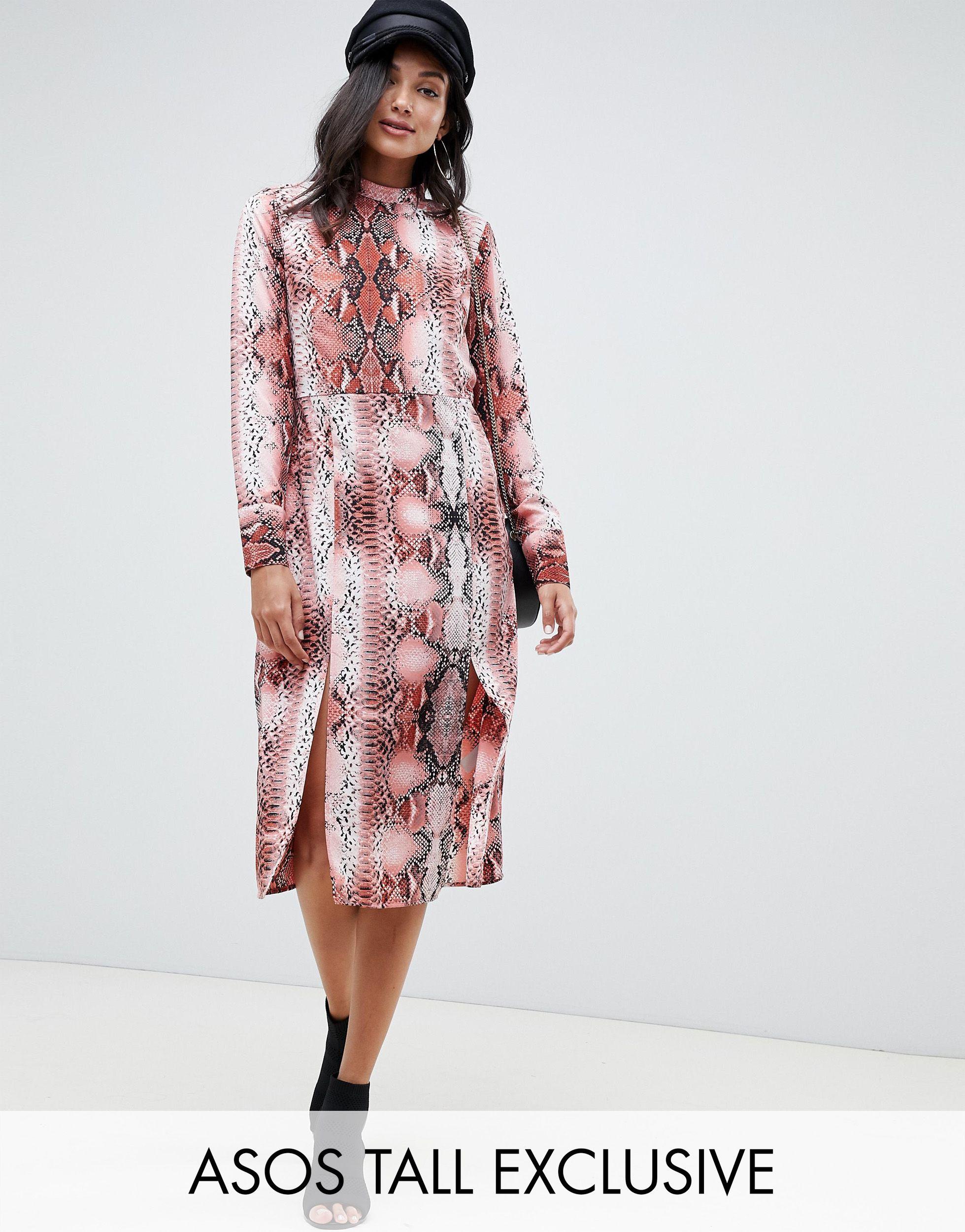 asos snake dress