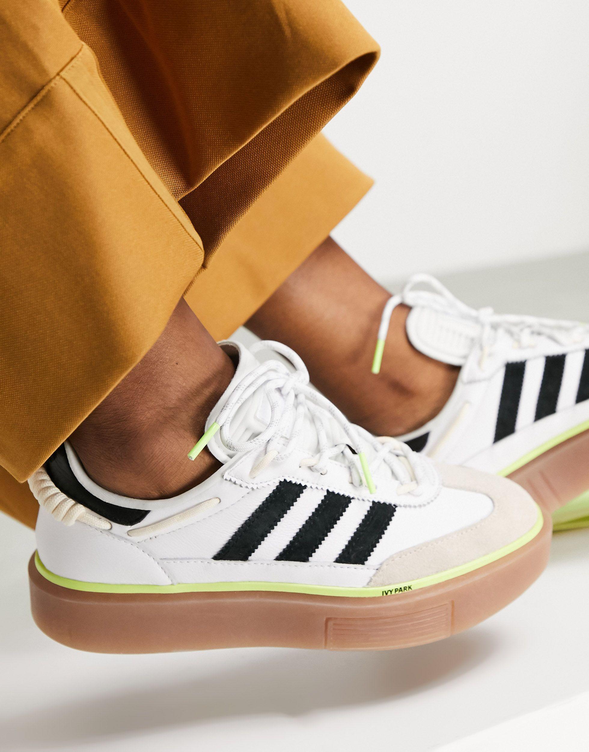 Ivy Park Rubber Adidas X Super Sleek 72 Trainers in White | Lyst