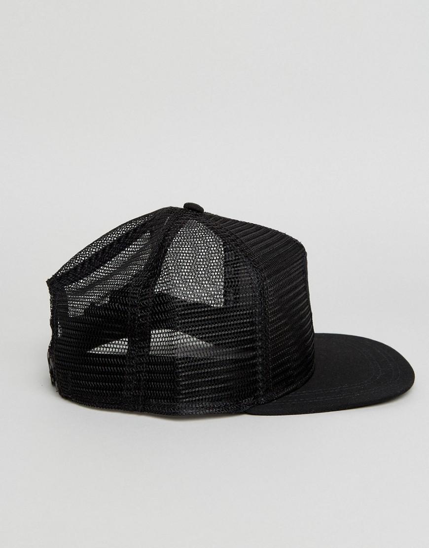 G-Star RAW Cotton Trucker Cap in Black for Men | Lyst