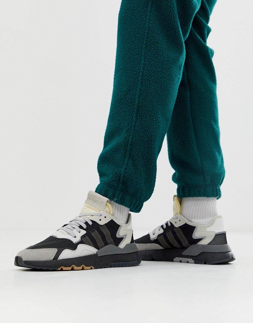 nite jogger black grey